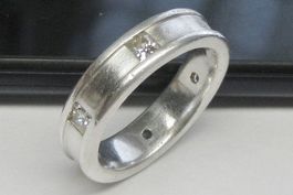Silber Ring 925 Esprit Zirkonia Gr. 60 / 7.94 g