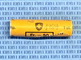 CHF___0.01 1984 Originalrolle mit 50 x 1 Rappen 1984