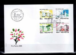 CH FDC Pro Patria Satz 2005