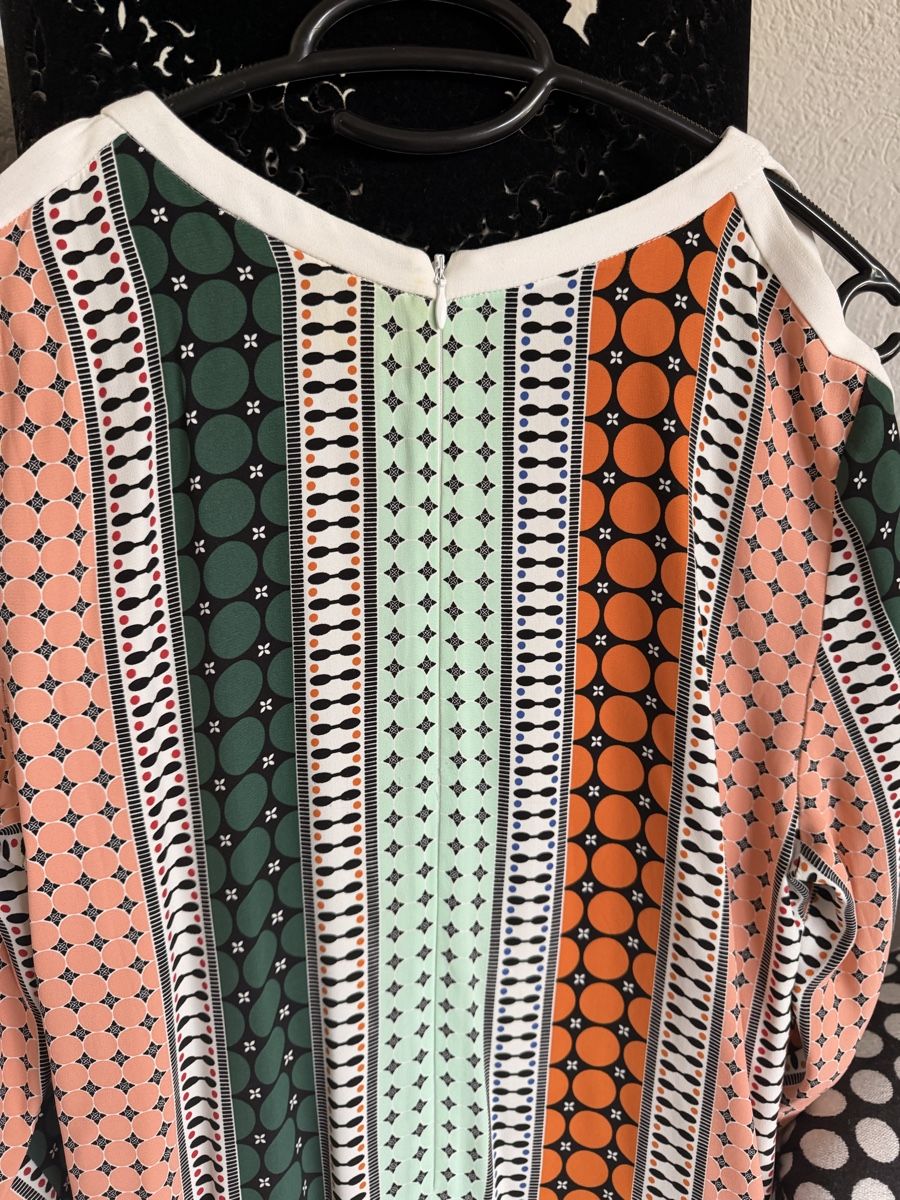 Sandro Vestiti: Sandro Paris Multi-Patterned Dress - Size M  – Usato da Zürich venduto da Vikkinikki 3
