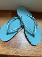 Havaianas Flip-Flops Gr 36-37 hellblau mit Steinchen neu 🏖️