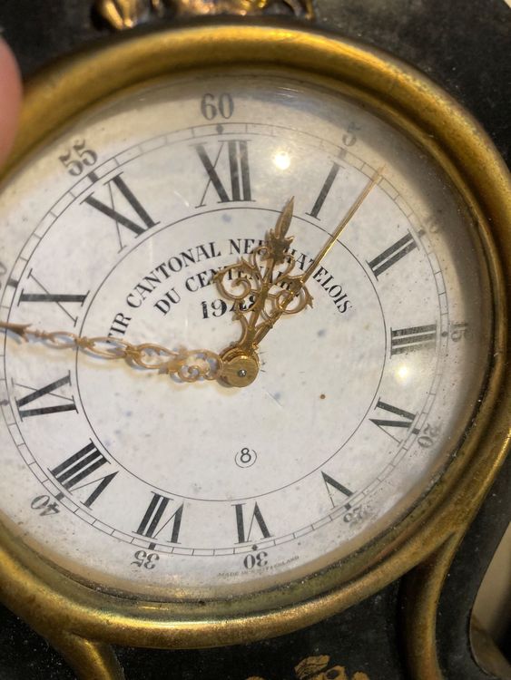 Horloge De Tir à L’arc Vintage Beiter – Signée, En état De Marche