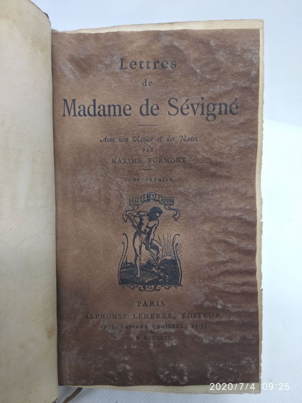 Bücher: MADAME DE SEVIGNE – Gebraucht aus Goldach von Gaip 5