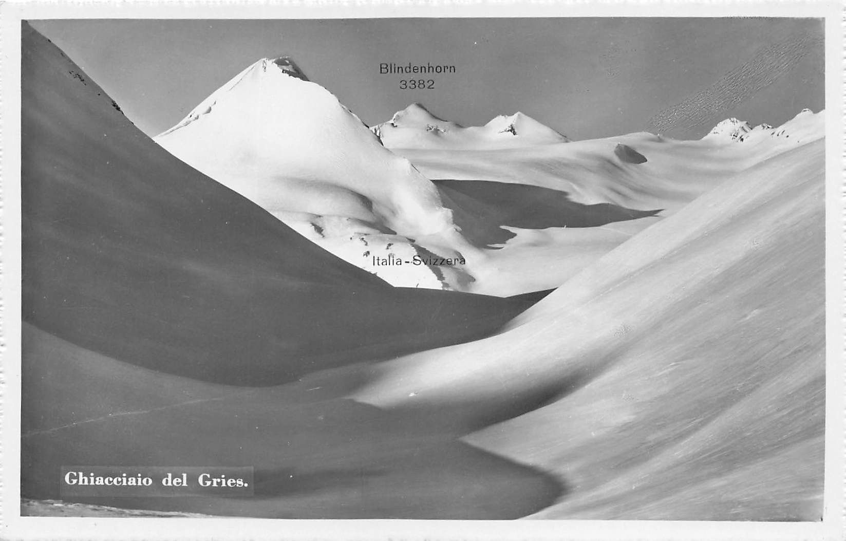 Cartoline postali: Ghiacciao del Gries Leventina – Usato da Biasca venduto da Blenio71