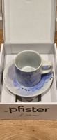 Pfister Tasse mit Unterteller, Design 2025/2026, Neu!