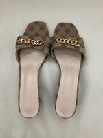 Elegante Braun/beige Sandalen, Gr.40 - NEU
