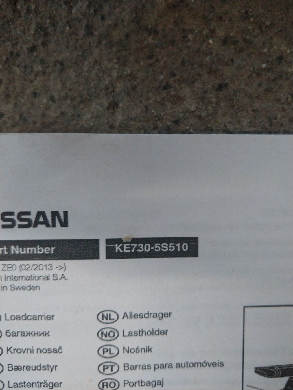 Dachträger: Dachträger Nissan Leaf – Gebraucht aus Appenzell von inf_65t2 1