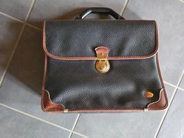 robuste Leder Akten Mappe Laptop Tasche LUMAR Italy