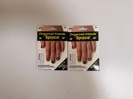 Fingernail Friends Space 2x Nagelsticker neu für Kinder 3+
