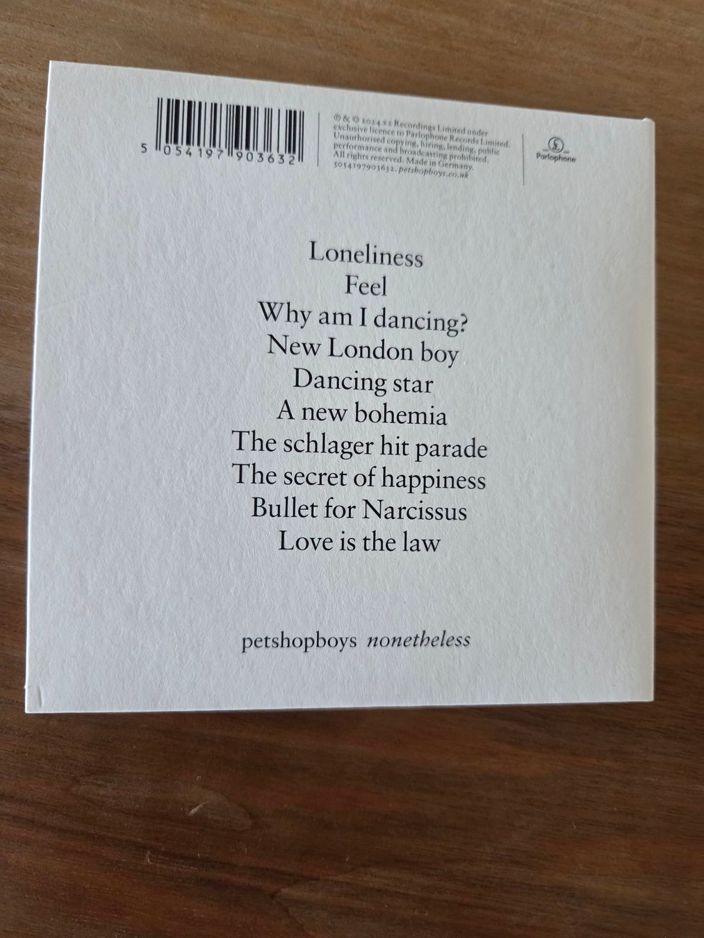 CD: Pet Shop Boys - Nonetheless - CD – Nuovo (secondo la descrizione) da Olten venduto da clayrout 1