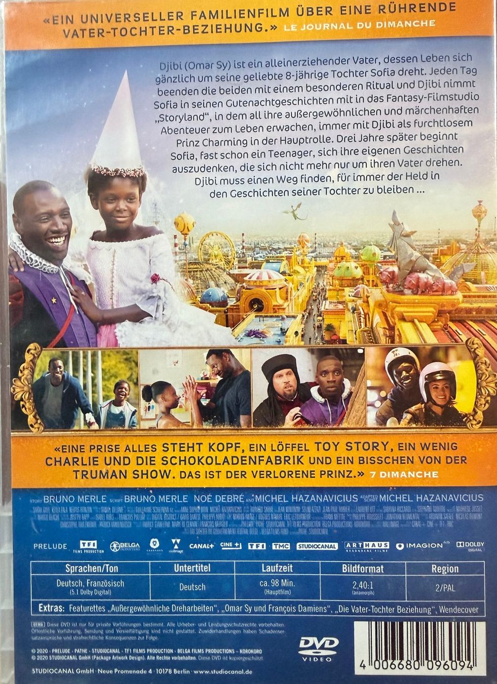Tutti i DVDs: DVD - Der verlorene Prinz / Omar Sy – Usato da Zäziwil venduto da kreative-ideen 1