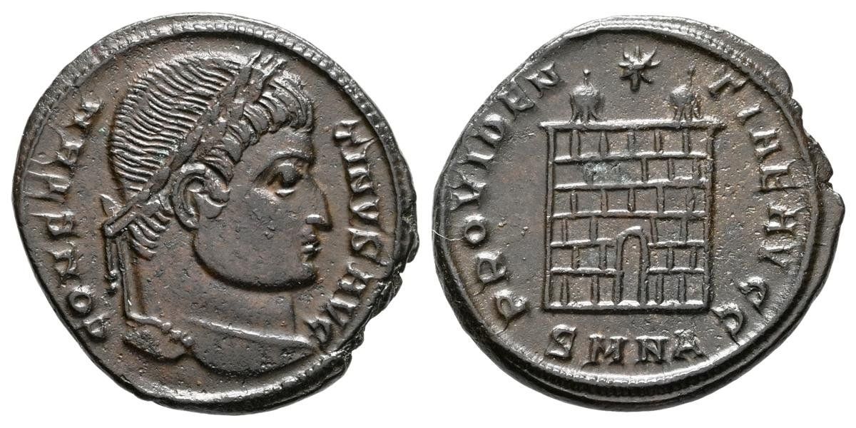 Tutti le monete: CONSTANTINE I AE Nummus (324-326 AD). Nice ! – Usato da La Sarraz venduto da classicworldcoins