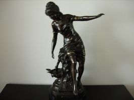 Francois Moreau(Franz.Bildhauer 19 Jhdt.)-Bronce Skulptur