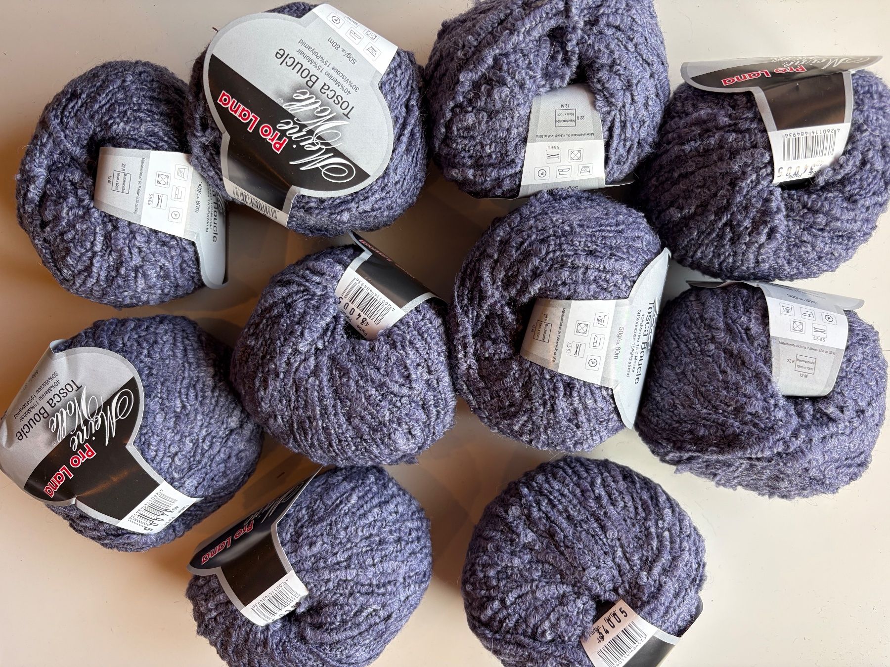 Pro Lana Lana: 10Knäuel Tosca Boucle Pro Lana – Nuovo (secondo la descrizione) da Büsserach venduto da bor_s88m