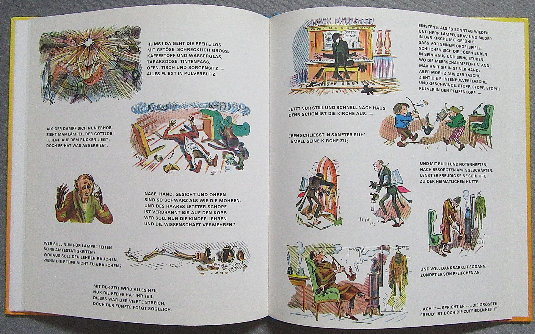 Bücher: Max und Moritz & Der Struwwelpeter in einem Bilderbuch – Gebraucht aus Auenstein von Padabimbim 6