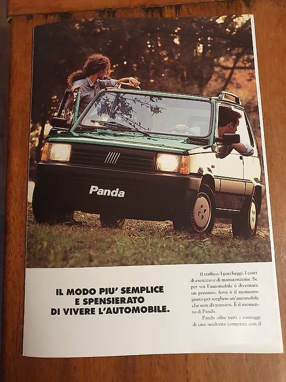 Fiat Documenti: Faltprospekt Fiat Panda – Usato da Mels venduto da Eventuell3