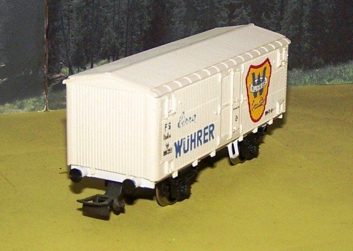 Wagon Réfrigérant Bière FS WÜHRER – Rivarossi Italie 2013 – Échelle HO 1/87 (Occasion)