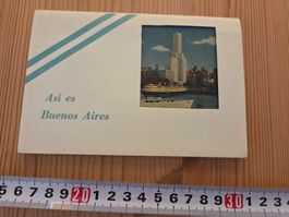 1960-70er antike Buenos Aires Souvenirkarten, AK Argentinien