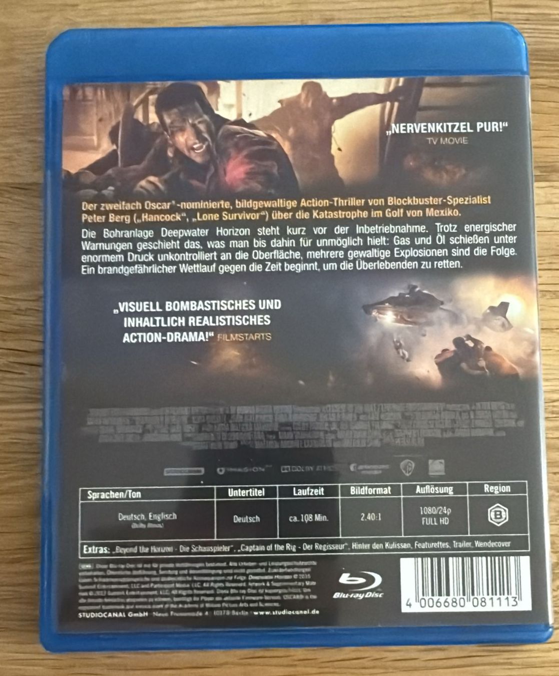 Tous les DVDs: DEEPWATER HORIZON BLU-RAY – D'occasion à Zürich par freioccasionen 1