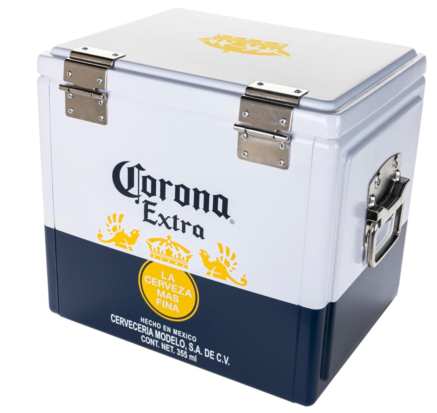 Bevande alcoliche: Corona Extra Coolbox   Mexico Premium Kühltruhe mit 12 Fl. – Nuovo e nell'imballaggio originale da Bülach venduto da StoreInShopSwiss 1