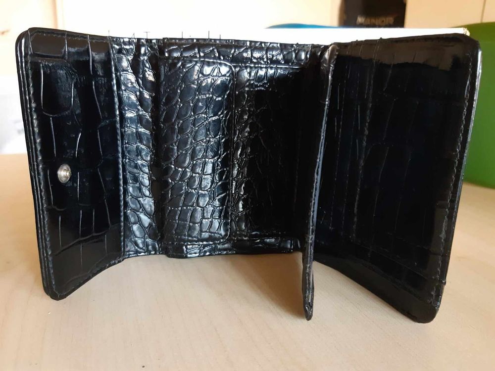 Damen-Portemonnaie, Gussaci, schwarz (Neu (gemäss Beschreibung