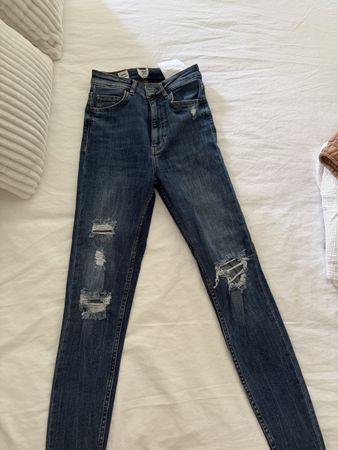 Bershka Jeans Damen Super High Rise Grösse 36 Neu