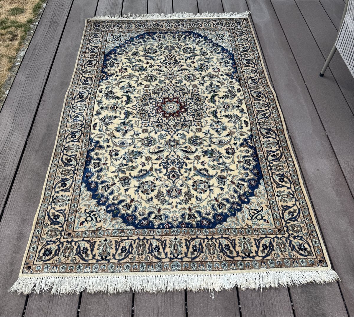 Nain Tapis: Nain Teppich 190x122cm beige/blau – D'occasion à Windisch par Anja13 1