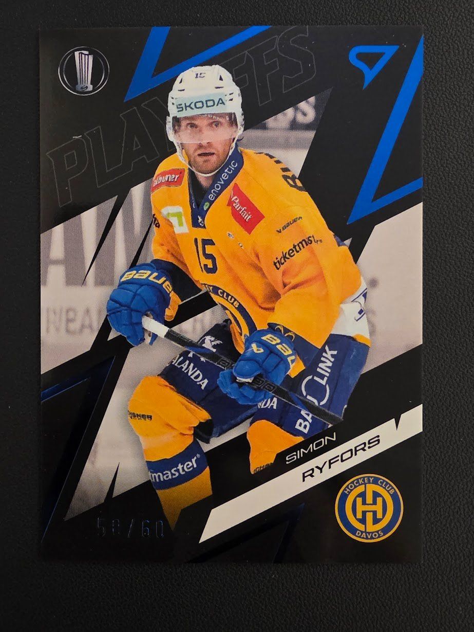 Sportzoo Carte collezionabili: 2025/26 HCD Davos Simon Ryfors Playoffs /60 – Usato da Bauma venduto da Yotanke