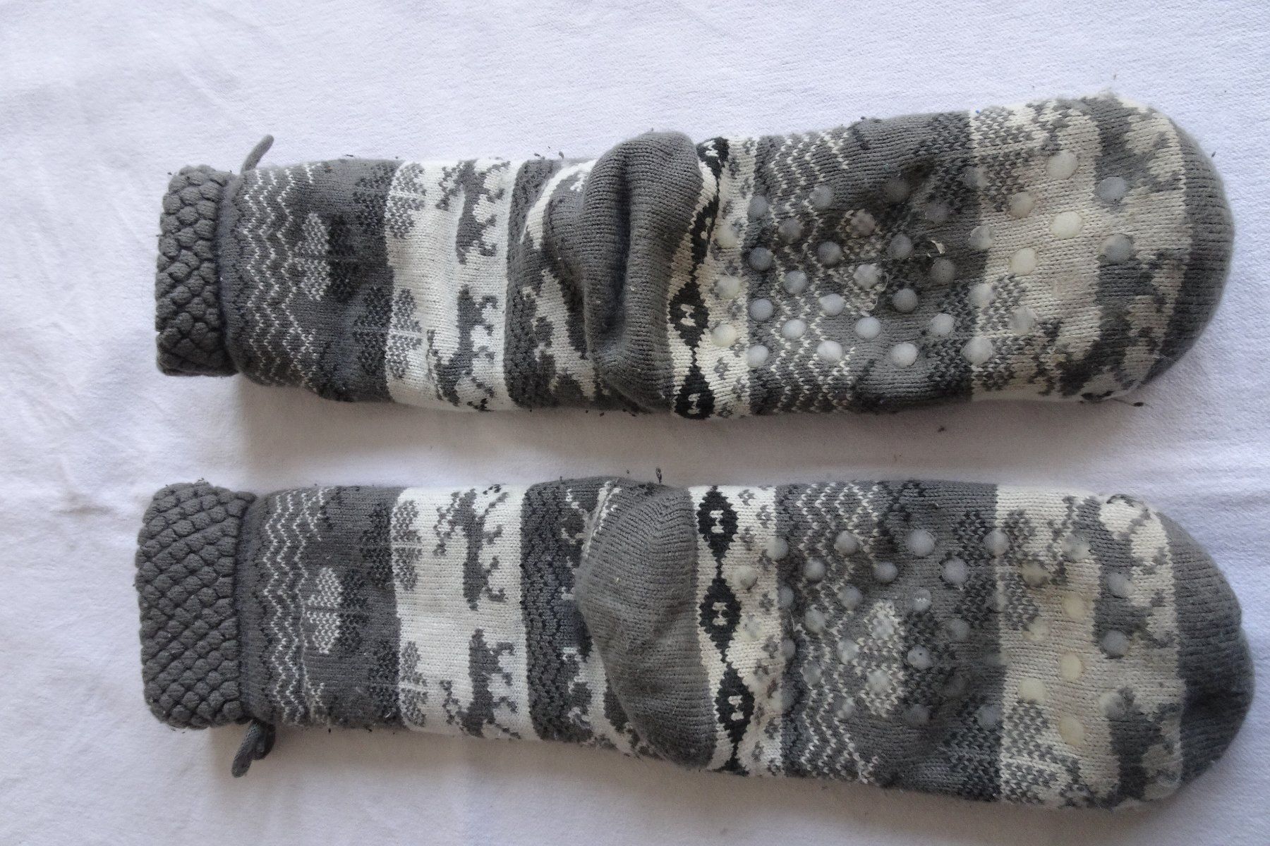 Calze: Wintersocken, dicke Haussocken ca. Gr. 38 – Usato da Strengelbach venduto da schmetterling20 1