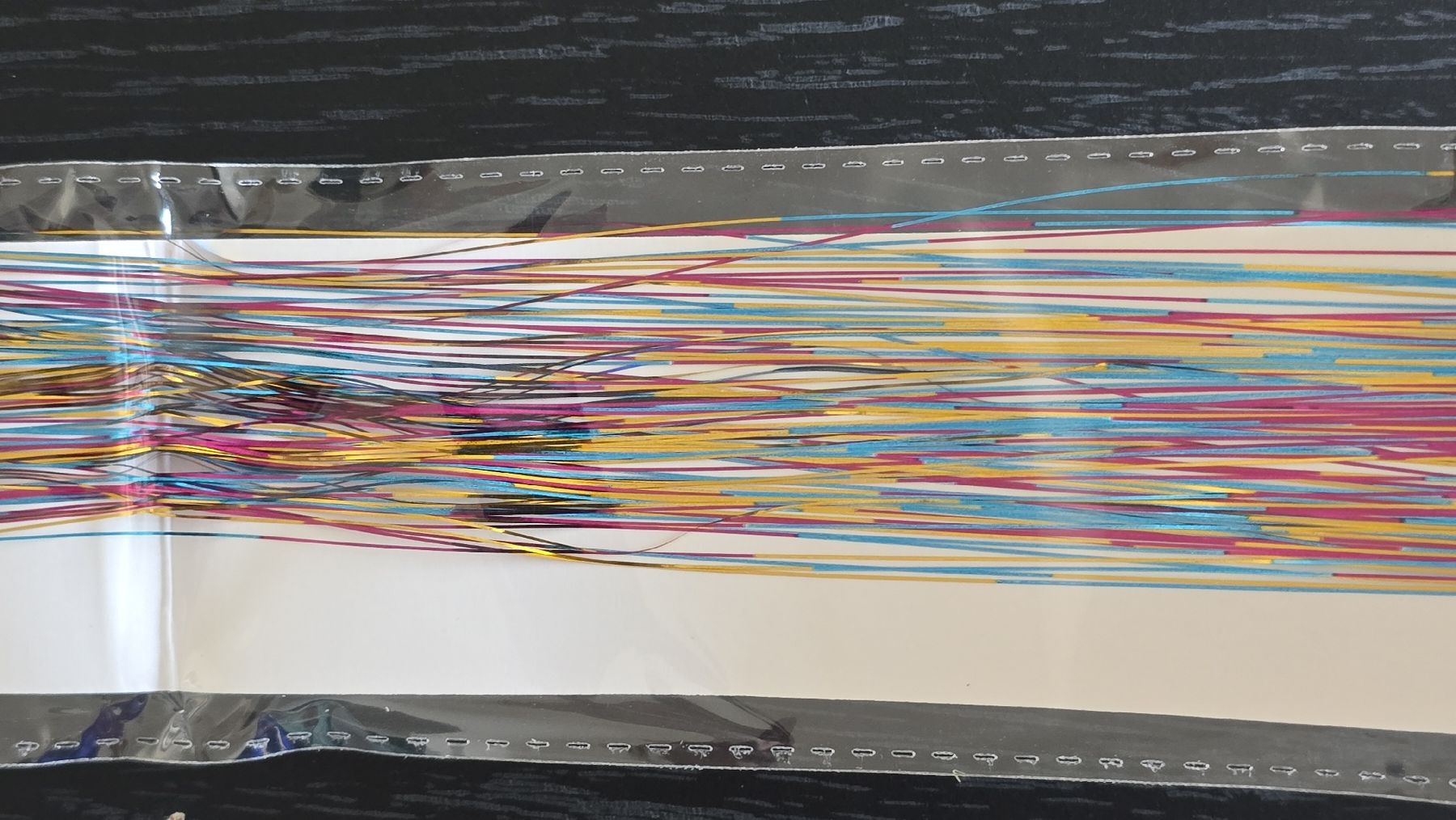 Accessori per capelli: Bunte Haarsträhnen mit Clip // 6 Stück // Haarschmuck – Nuovo e nell'imballaggio originale da Thalwil venduto da VitaMini 1