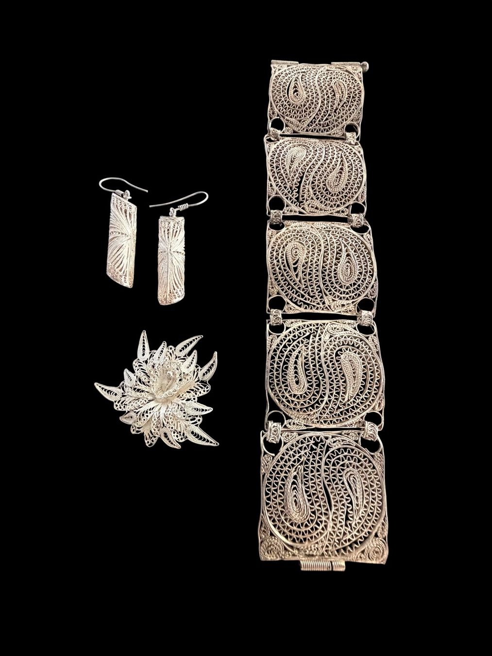 Altri gioielli: Schmuckset aus 925er Silber – Usato da Mettmenstetten venduto da Georginax