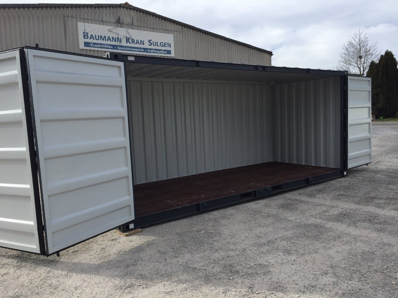 Baucontainer: 20' Lagercontainer Open Side PTS – Neu (gemäss Beschreibung) aus Kradolf von BKSAG 4