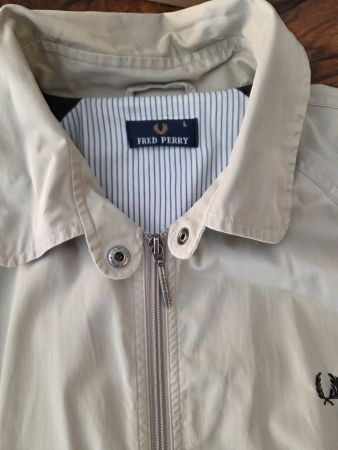 Fred Perry Jacke Herren L beige