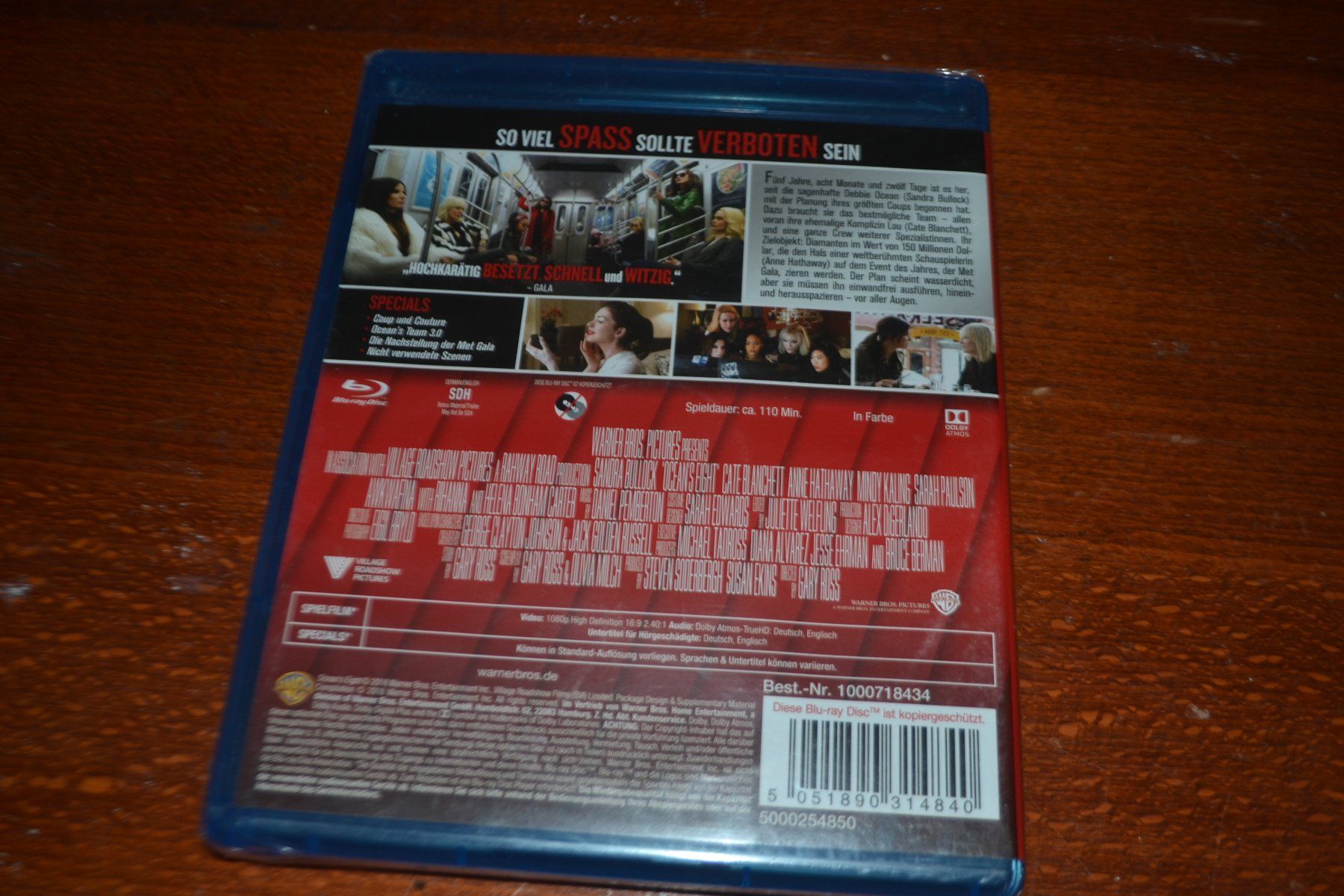 Tutti i DVDs: Oceans 8 (NEU) – Usato da Laupen ZH venduto da chefdom 1