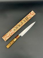 restauriertes Vintage Yanagiba 170mm mit Originalschachtel