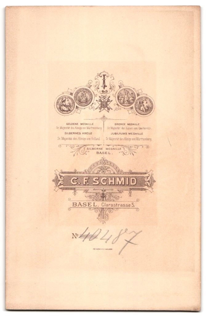 Fotografie &  Plakate: Fotografie C.F. Schmid, Basel, Clarastr. – Gebraucht aus Berlin von bartko-reher 1