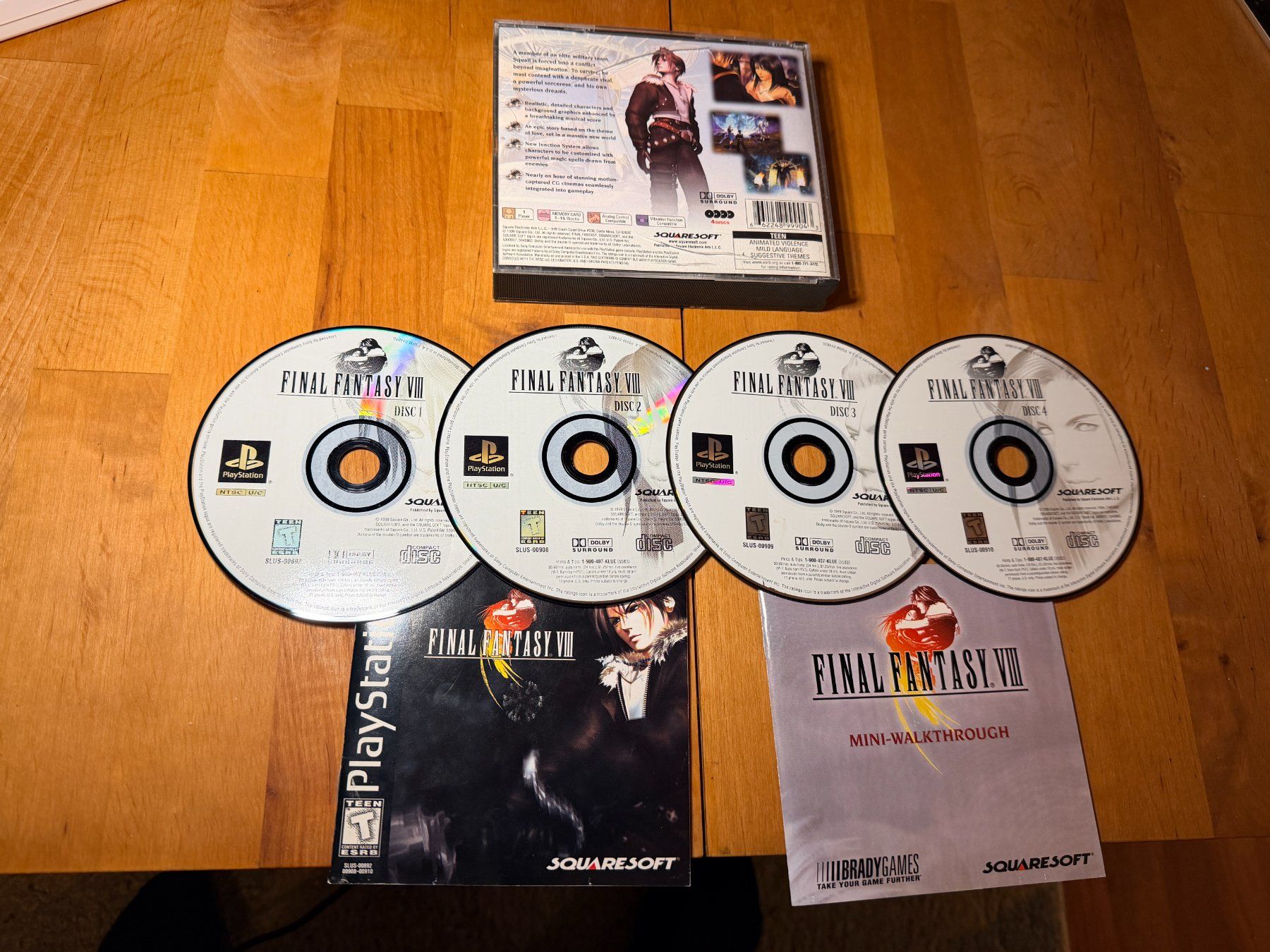 Sony Giochi: Final Fantasy VIII PS1 complet Version US (NTSC) – Usato da Bellevue venduto da LarsUlrich01 2
