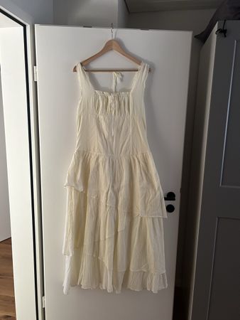 Free People Kleid, hellgelb
