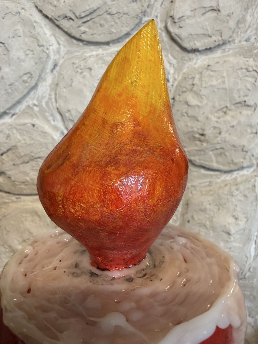 Tutte le decorazioni: Kerze aus Holz Rot – Usato da Grenchen venduto da Bastet007 4