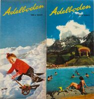 Vintage Tourismus Prospekt, Adelboden, viele Bilder, TOP!