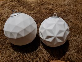 Rosenthal 2 porzellan Weihnachtskugel neu