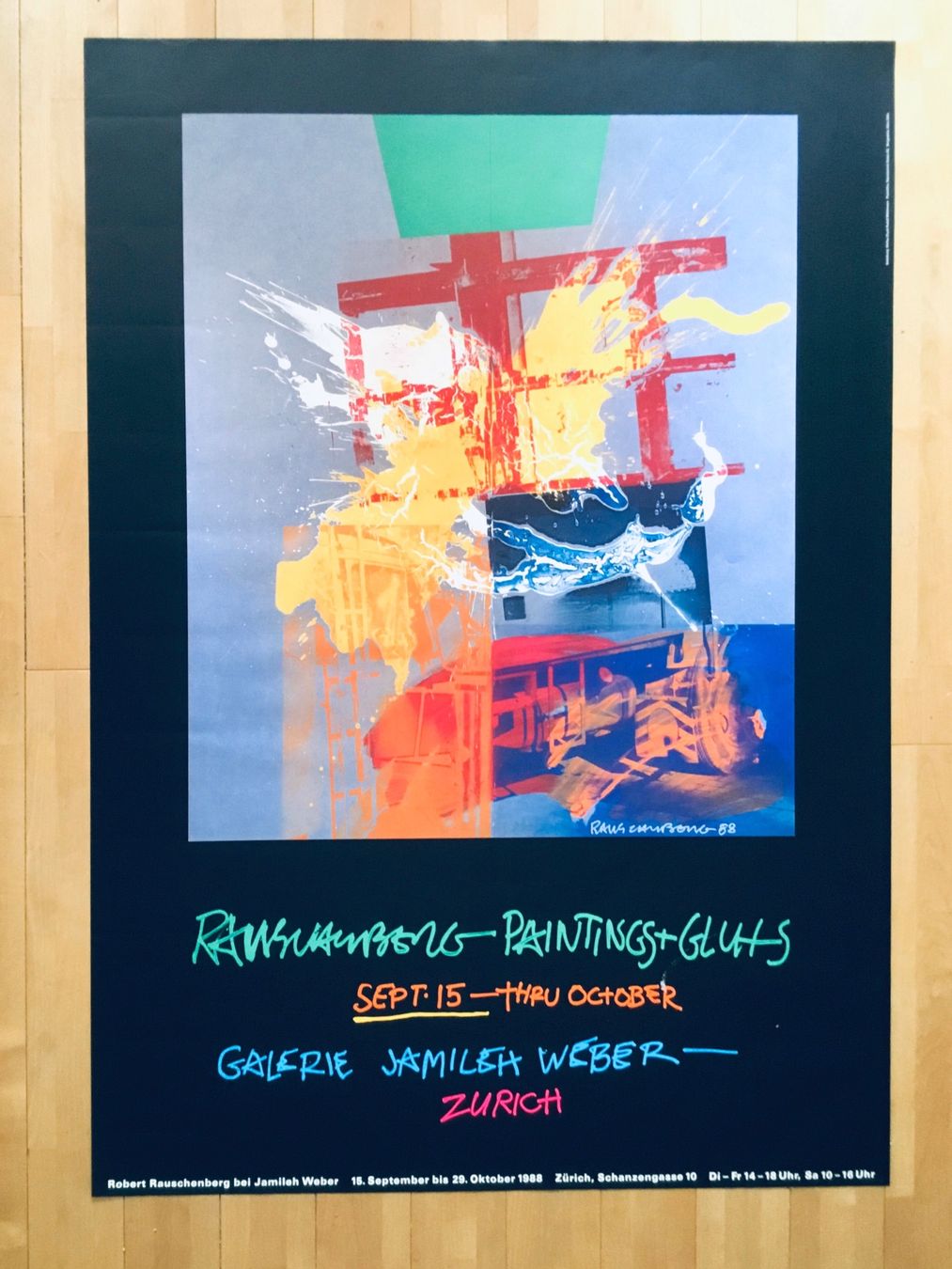 Poster & Bilder: Rauschenberg, Paintings and Gluts – Gebraucht aus Horgen von Valibelle2019