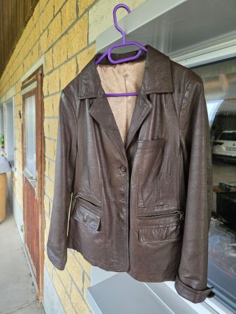 Damen Nappa Leder Jacke braun Grösse 46 Yessica