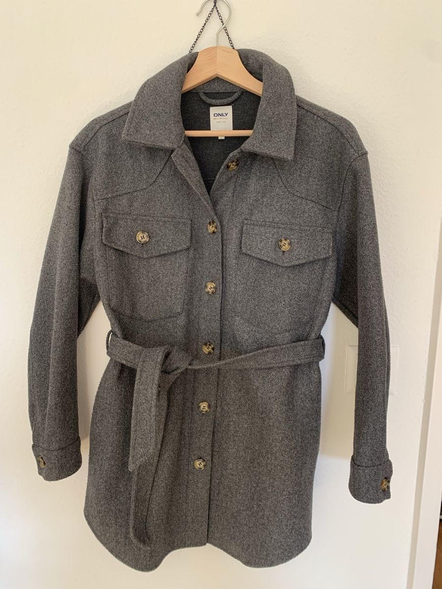Only Cappotti: ONLY Wolljacke Übergangsjacke Gr. S – Usato da Zürich venduto da cla_qxx8