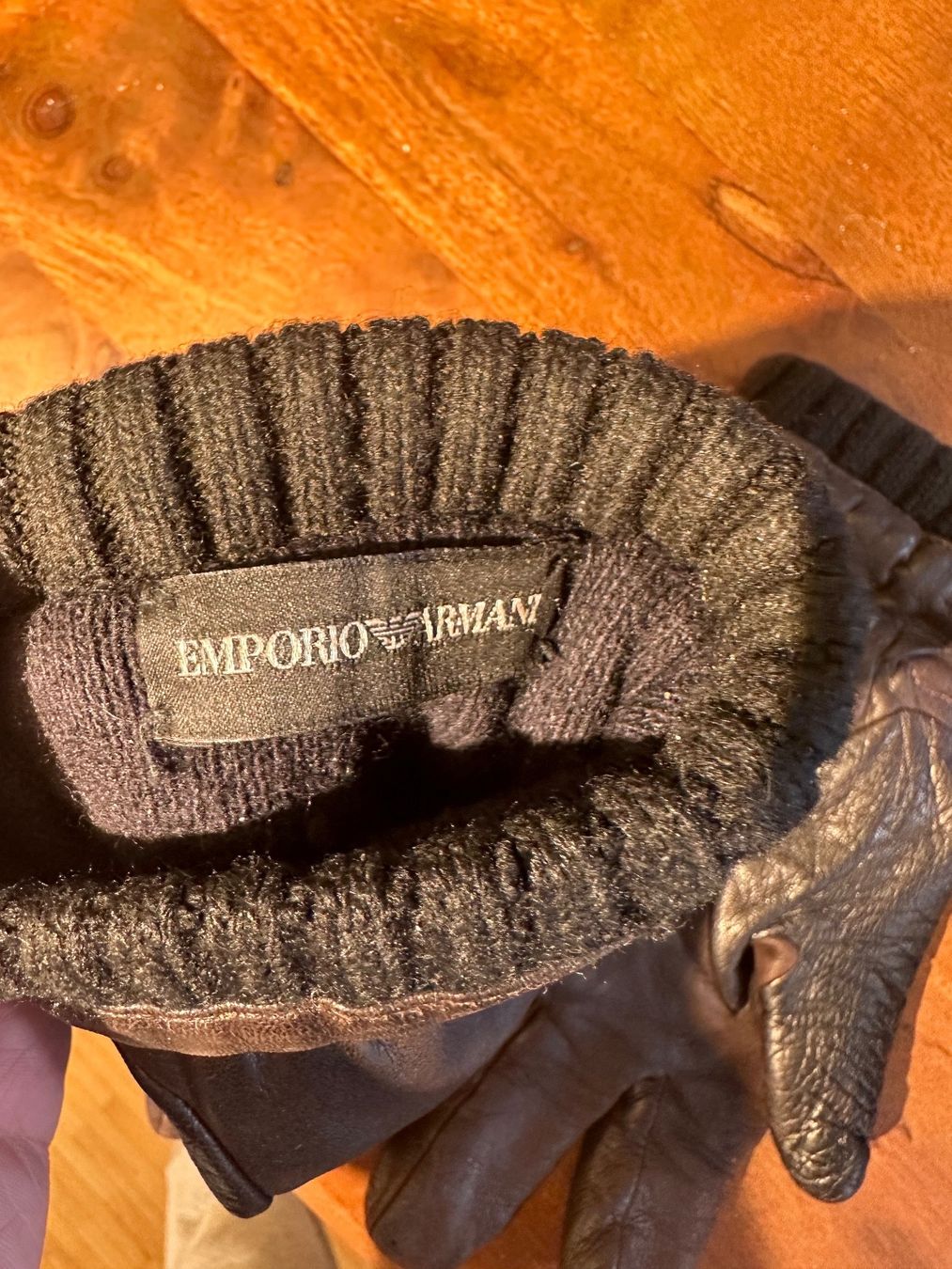 Armani Altri accessori da uomo: Emporio Armani leather gloves – Usato da Winterthur venduto da ivan12891 2