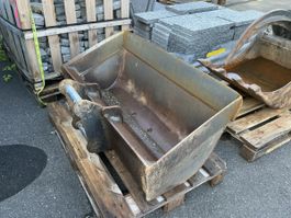 Planierlöffel 1.20m breit. Mit Anbauplatte MENZI SW20