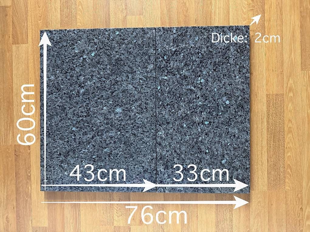 Pietre & tegole: Granit Steinplatten zwei Stück – Nuovo (secondo la descrizione) da Bern venduto da Zenithar 1