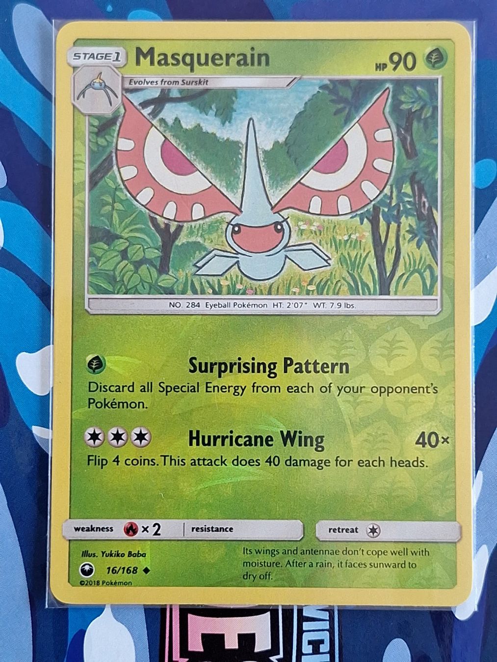 Pokémon Sammelbilder & Trading cards: Masquerain - Celestial Storm - Reverse Holo  #Ord18 – Gebraucht aus Altstätten SG von GGsGameshop