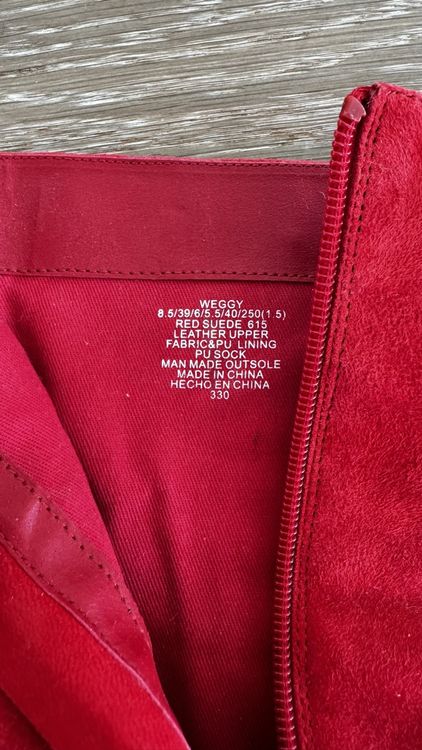 Steve madden stivali rossi deals