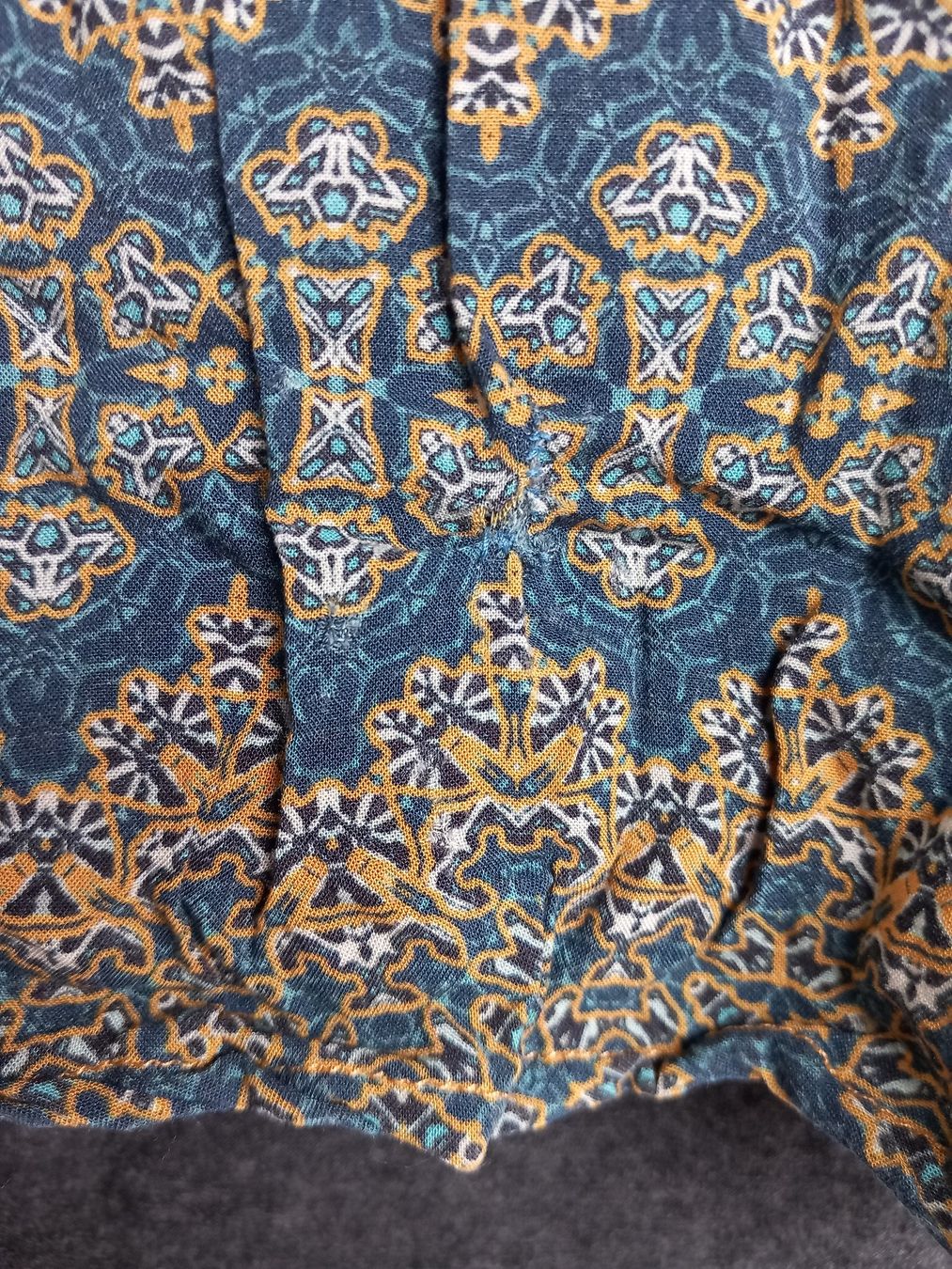Maglioni & Felpe: Pull boho à motifs bleus et jaunes – Usato da Faoug venduto da per_kp6r 2